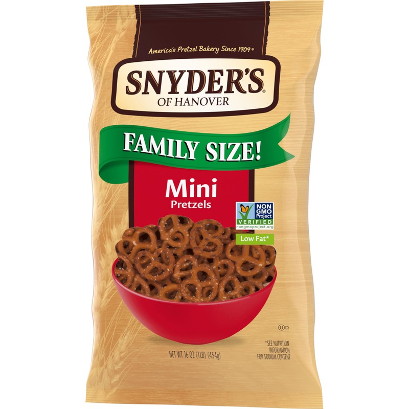 Snyder's of Hanover Mini Pretzels, 16 Oz Bag