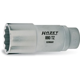 HAZET 880TZ-22 Side Width: 0.9 inches (22 mm) x Insertion Angle: 0.4 inches (9.5 mm) x Total Length: 2.8 inches (70 mm)