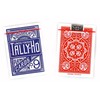 Tally-Ho Fan Back Design Playing Cards 12 Decks (6 Red,