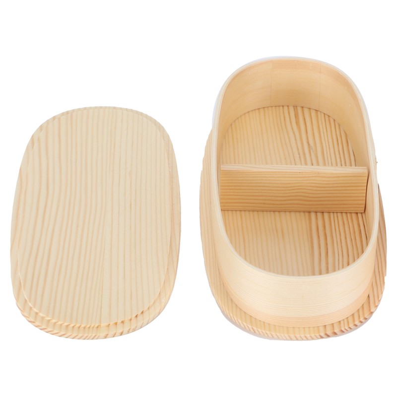 Lunch Box Set Japanese Style Wooden Food Storage Container for