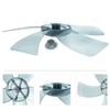 Zerodeko Universal Plastic 5 Leaves Fan Set, Replacement Fan with