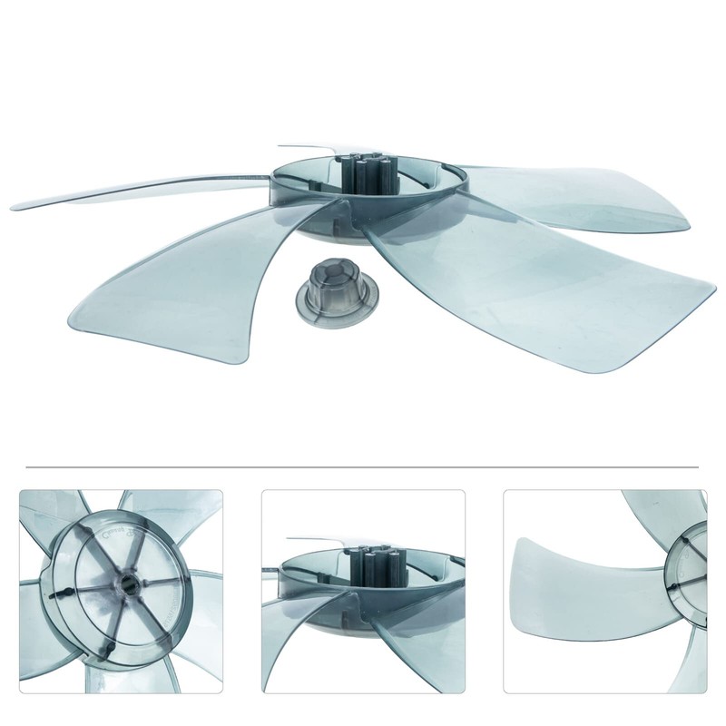 Zerodeko Universal Plastic 5 Leaves Fan Set, Replacement Fan with