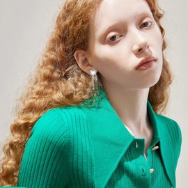 Peasimy Silver Moonstone Heart Stainless Steel Earrings for Women Star Tassel Dangle Earrings Jewelry Gifts (Silver)