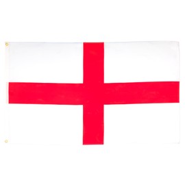 AZ FLAG - England Flag - 90x60 Cm - Light Polyester English Banner with Two Brass Eyelets - Fade Resistant - Vivid Colors - 2' x 3' Feet - 2x3 ft