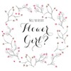 Claire Giles Quill "Will You be Our Flower Girl?" Wedding Card