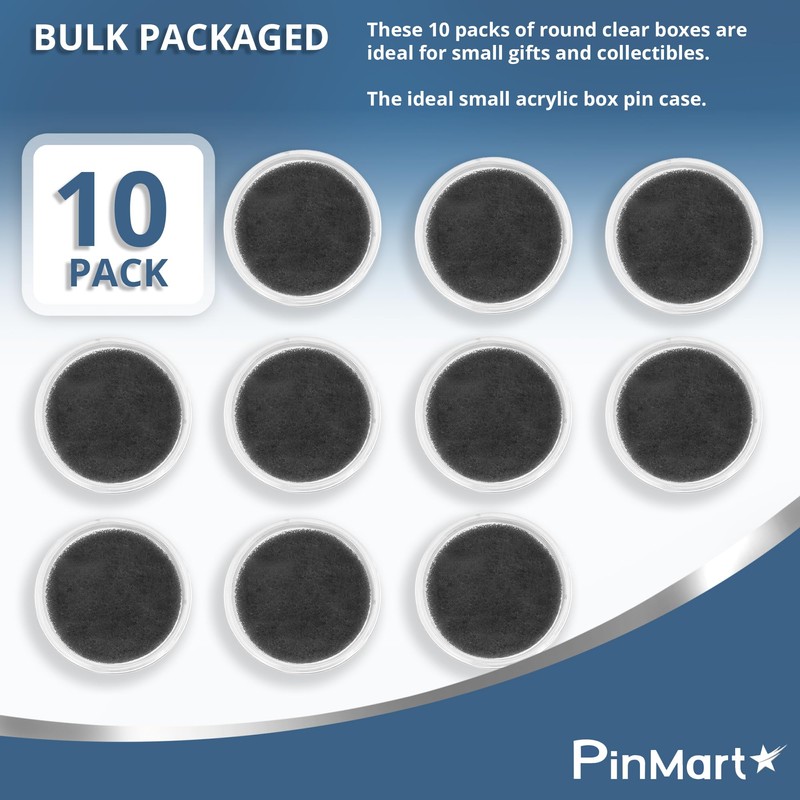 PinMart Made in USA Plastic Circle Gift Box - Large