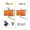 NACETURE Hurricane Window Board-Up Clips Universal and Reusable Hurricane Storm