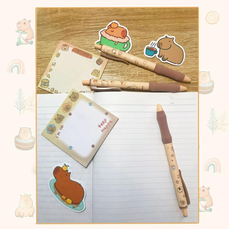 Joylio Capybara Stationery Set – Cute stationery set include capybara