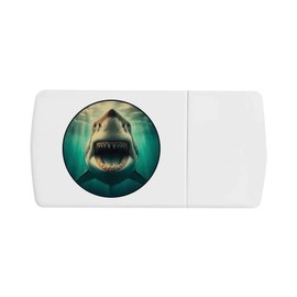 'Great White Shark' Pill Box with Tablet Splitter (PI00033021)