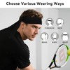 6 Pcs Head Tie Headbands,Ninja Headband,Tie Up Sweatband for Yoga