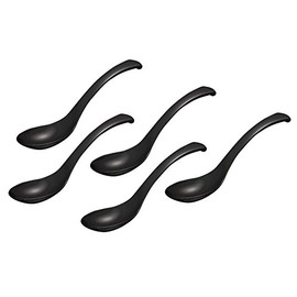International Chemicals Marukei Unilenge, Black, Set of 5, Hook Included, Commercial Use, Melamine Resin L5B