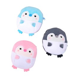 FOMIYES 3Pcs Cute Penguin Plush Change Pouch Color Cartoon Money Storage Bags for Keys Coins Lightweight Durable for Travel Everyday Use