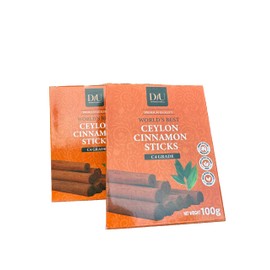 Ceylon Cinnamon Sticks 100g | C4 Grade | Sweet & Aromatic | 100% Natural