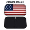 D-Lumina Windshield Sun Shade American Flag for 2018-2025 Honda Odyssey