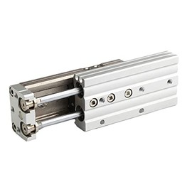 Pangocho-Air cylinder SMC Type Air Cylinder MXQ12 MXQ6 Slide Table Dual Rod Rail Slide Air Pneumatic Cylinder MXQ6-10 MXQ8-20 MXQ12-30 MXQ16-40 MXQ20-50 MXQ25-75 (Color : 10mm, Size : MXQ8)