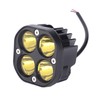 40W Motorcycle Headlight LED Spotlight Yellow Light Waterproof for Off