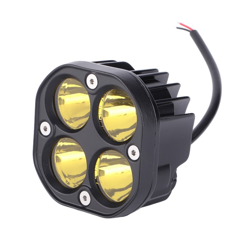 40W Motorcycle Headlight LED Spotlight Yellow Light Waterproof for Off