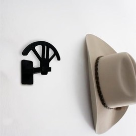 Adjustable Cowboy Hat Rack Holder, Wooden Cowboy Hat Hanger Wall Mount Stand Can Keep Original Shape 4-Speed Adjustable Western Hat Display for Storage Closet Bedroom Living Room Unique Gifts