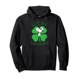 Peanuts St. Patrick's Snoopy Lucky Charming Hoodie Pullover Hoodie