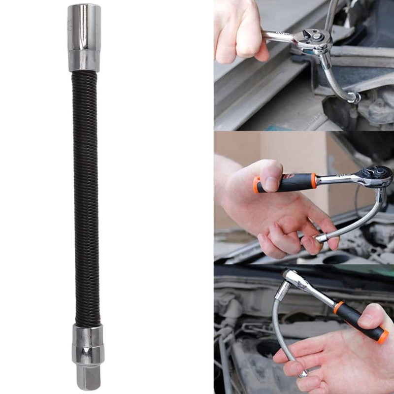 Flexible Socket Extension Bars Wrench Extension Rod - Universal Flexible