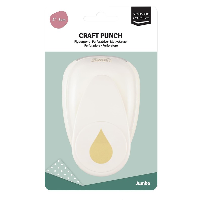 Vaessen Creative Craft Paper Punch - Drop - 3,3 x