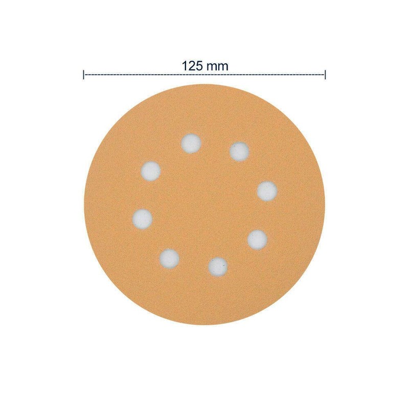 POWERTOOL Sanding Discs, 20PCS 150/6inch Sander Paper Discs, Dustless Hook-and-Loop