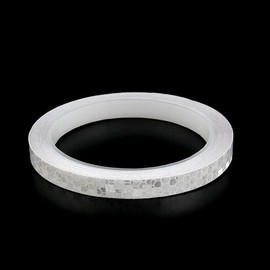 JQ Hexagonal Honeycomb Pattern Reflective Sticker 1cm x 8M Silver Reflective Tape Stationery/Office Supplies / 육각 벌집패턴 반사스티커 1cm x 8M 실버 실버반사테 문구/사무용품