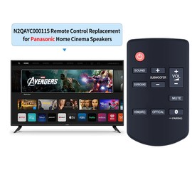 N2QAYC000115 Replacement Remote Control Compatible for Panasonic Home Theater Audio System SC-HTB488 SC-HTB488GN SC-HTB498 SC-HTB498GN SC-HTB688 SC-HTB688GN