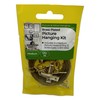 Aretro 19 Piece Medium Brass Plated Picture Hanging Kit Includes