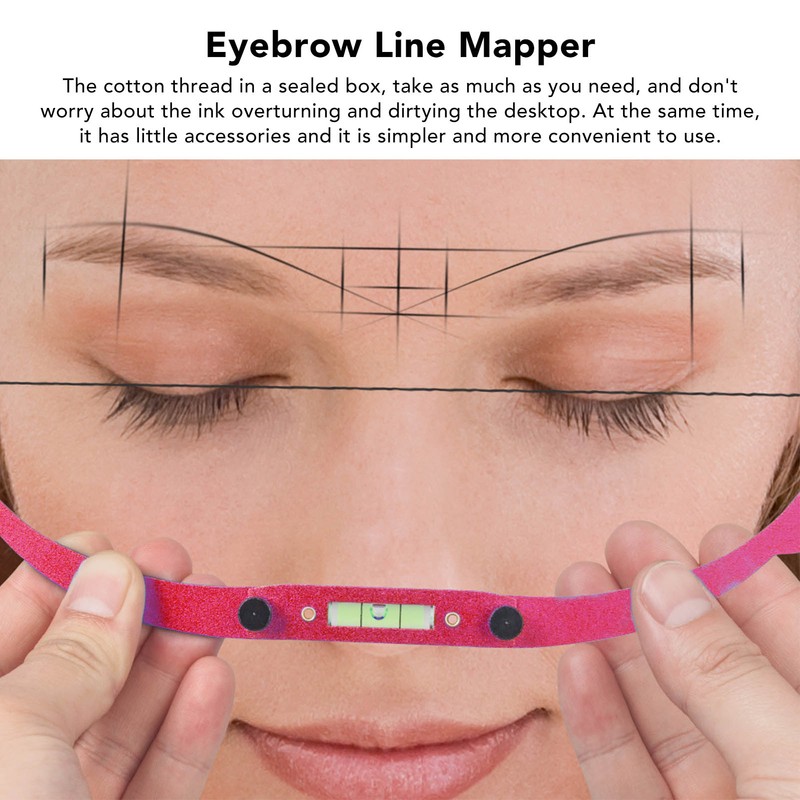 Eyebrow Line Marker Ruler Foldable Arch Microblading Eyebrow Mapping for