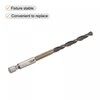 sourcing map 5 Pcs High Speed Steel Hex Shank Twist