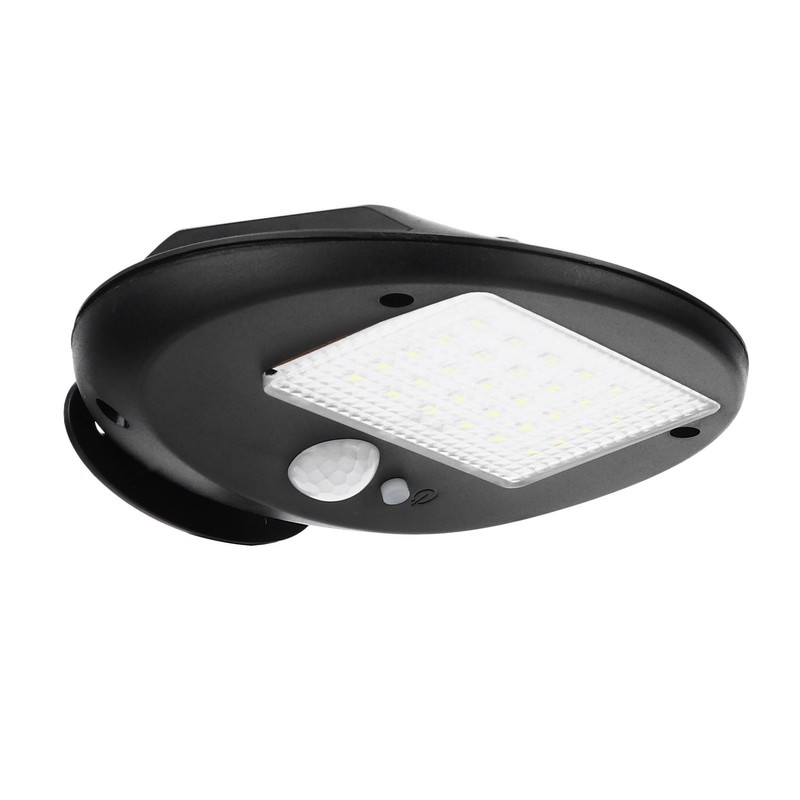 Solar Wall Lamp Sensitive Motion Sensor Weather Resistant Outdoor LED