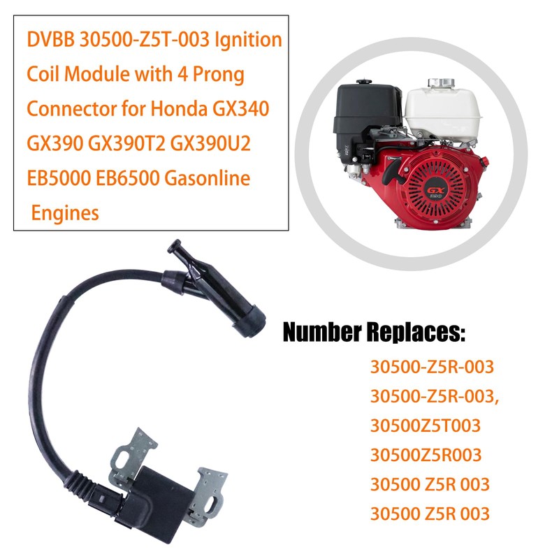 DVBB 30500-Z5T-003 Four Prong Ignition Coil Module w/ 4 pin