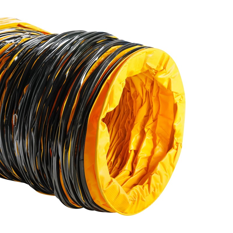 MOUNTO 25FT PVC Flexible Duct Hosing for Exhaust Fan (16inch)