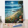 Stardust Beach Garden DIY Paint by Numbers Kit for Adults