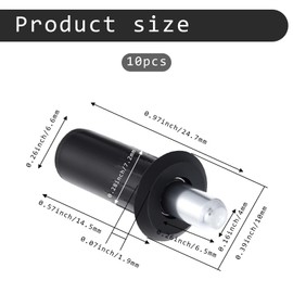 10Pcs Cabinet Door Repair Pins Damper Replacement Repair Pins Spring Loaded Pins Metal Furniture Fittings Connector Telescopic Pins