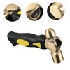 LALAFINA Mini Round Head Brass Hammer Stamping and Chiseling Tool