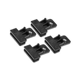 Hihaha 4 Pcs Window Door Glass Channel Retainer Clip, 2.01"x1.57"x0.67" Glass Regulator Holder Sash Clip Universal for Car Truck Van Durable Plastic Black Durable Material