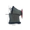 Wildebeest Winter Unisex Knitted Hoodies Scarf With Fur Hats
