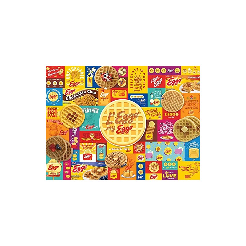 Leggo My Eggo 1000 Piece Jigsaw Puzzle