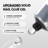 GAOY Solid Nail Glue Gel for Nail Tips, 30g Strong
