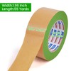 Adhes Writable Brown Paper Packing Tape 3 Rolls 1.96 Inch