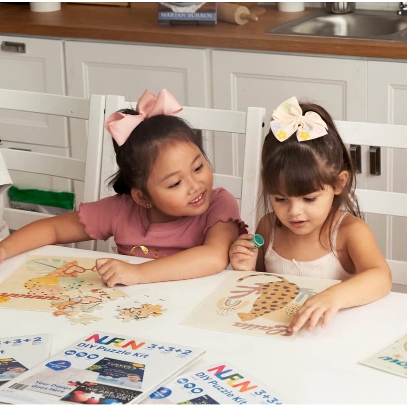 NuFun Activities DIY Transfer Puzzle Maker Kit - Blank White