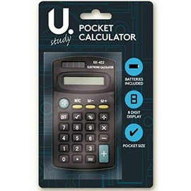 Mantraraj Pocket Calculator Ideal Stationery for School Office Home Stationery 8 Digit Solar Power