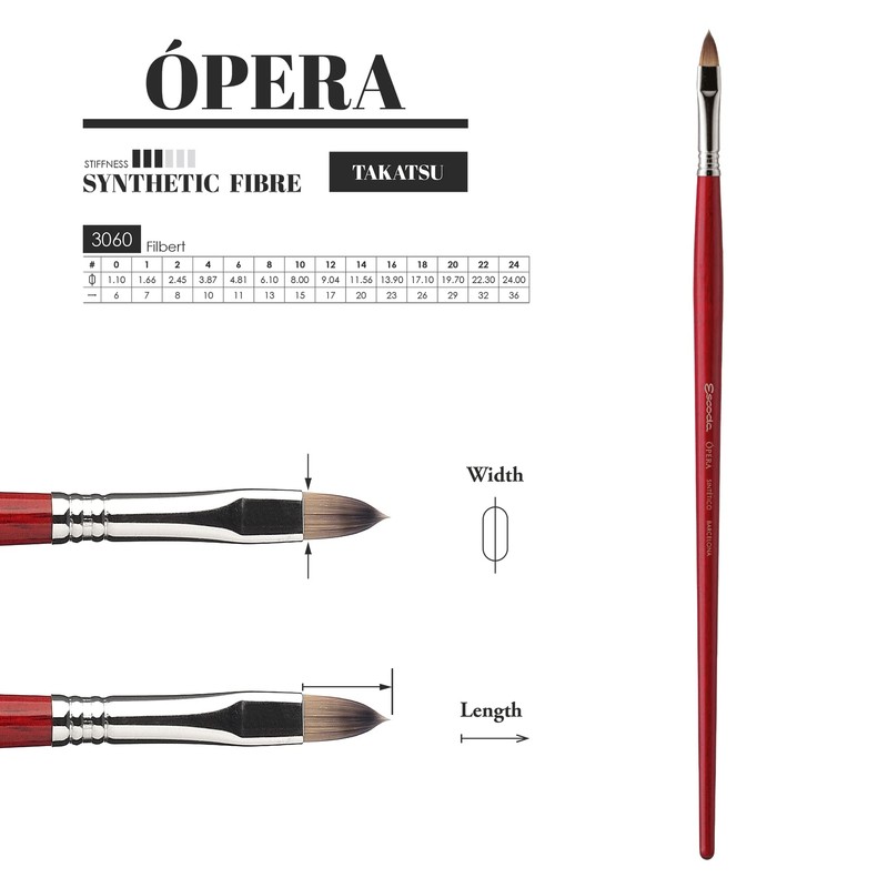 Escoda : OPERA Takatsu Synthetic : Series 3060 : #