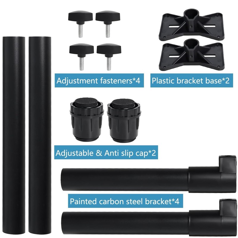 Undermount Sink Brackets, 2PCS Adjustable Brackets Undermount Sink Support, Stainless