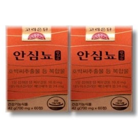 Health food Korea Eundan Anxiety Urinary 700mg x 60 tablets 2 boxes / 건강식품 고려은단 안심뇨 700mg x 60정 2박스