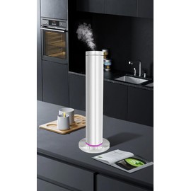 HZMPDSY Waterless Essential Oil Diffuser with APP, 5x50ml Oils, Quiet (<38dB) Smart Diffuser & Hotel Diffuser, Covers 300m³/1059 Sq Ft, Aluminum Alloy for Home, Office, Spa, Commercial Use