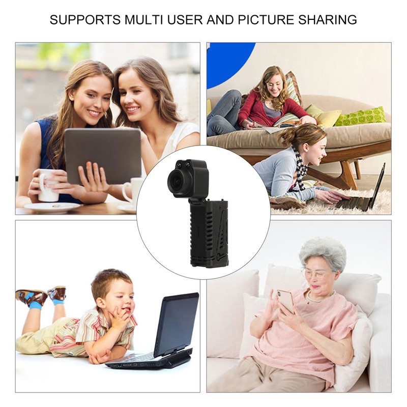 Mini WiFi Camera Body Detection 1080P HD Camera Meeting Recording
