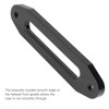 Winch Hawse Fairlead 10in/25.4cm 8000‑15000lb Loading Aluminium Anti Binding UniversalBlack